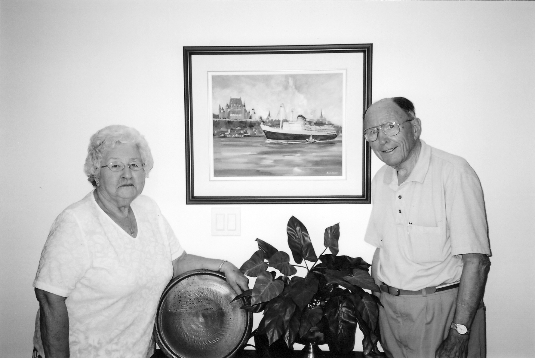 Ray and Joan celebrate the 50th annivarsary of arriving in Canade