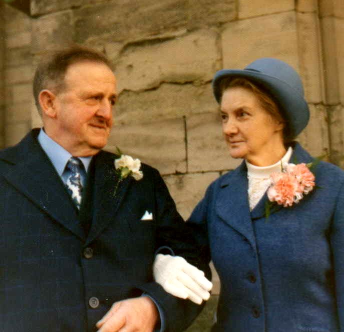 Oliver Gutteridge with second wife "Dot" Chaudler