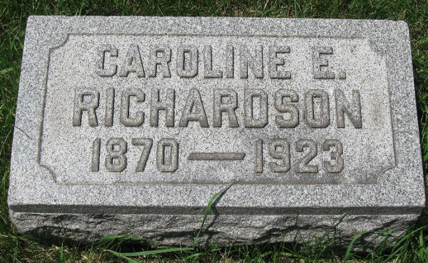Caroline Mitchell grave