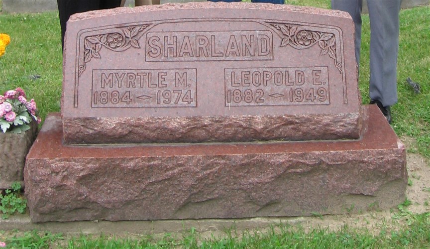 Leopold and myrtle sharland MI