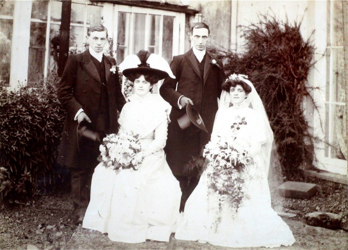 Cornish wedding group