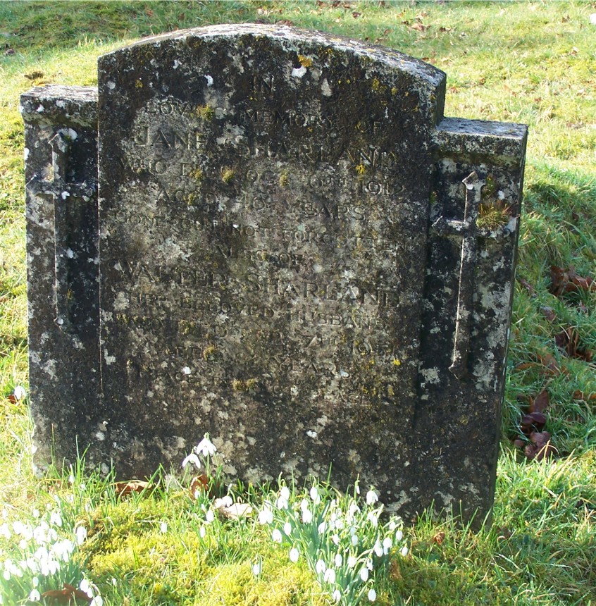 grave of walter and jane sharland