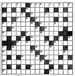 The first Times Crossword Puzzle, 1930