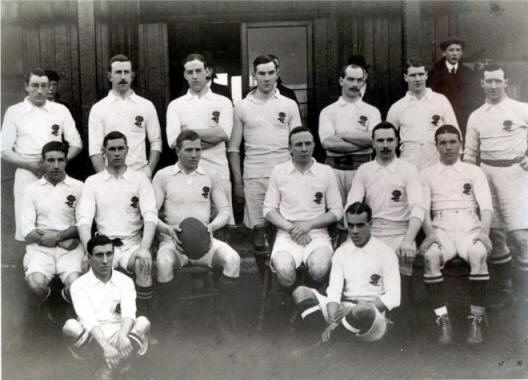 England against Ireland team picture