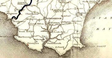 southhams old map