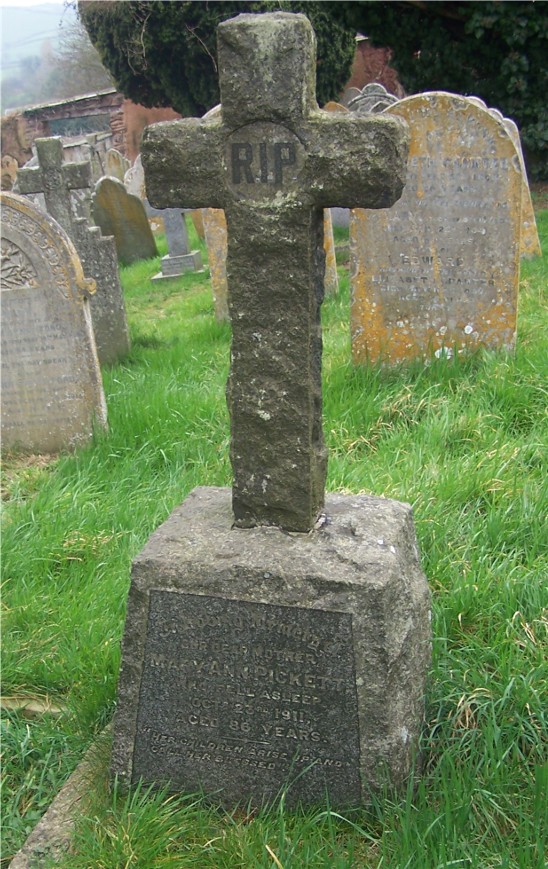 grave of Mary ann pickett