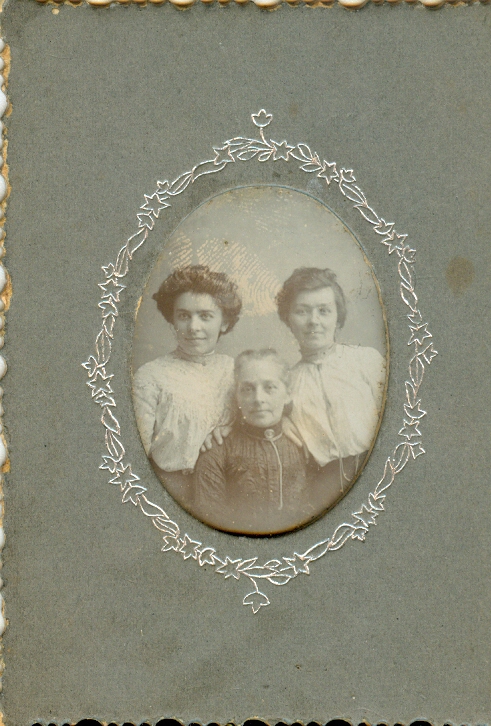 mary wright with kate and clara