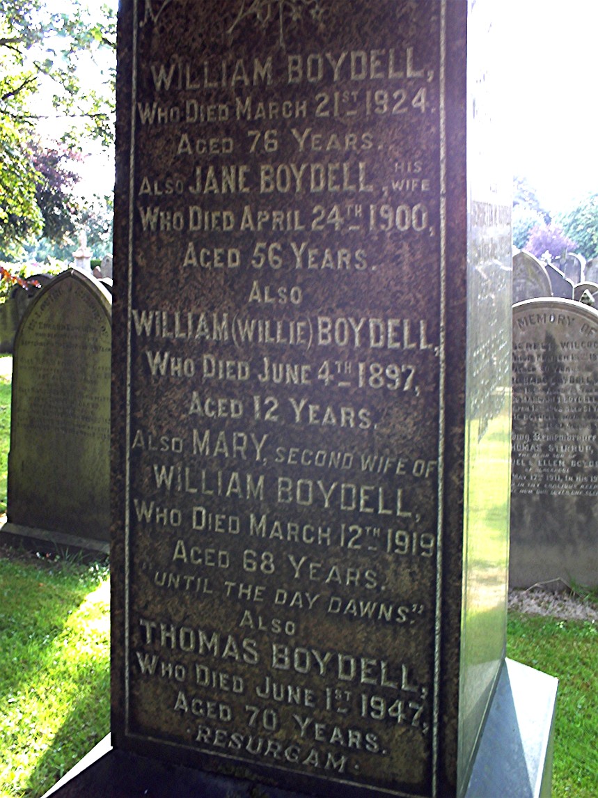 william boydell grave